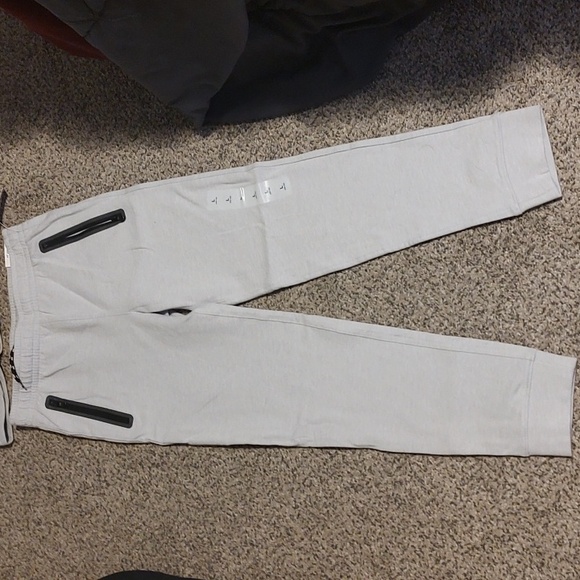 Gray Hooded Tracksuit with Black Accents - Picture 2 of 8